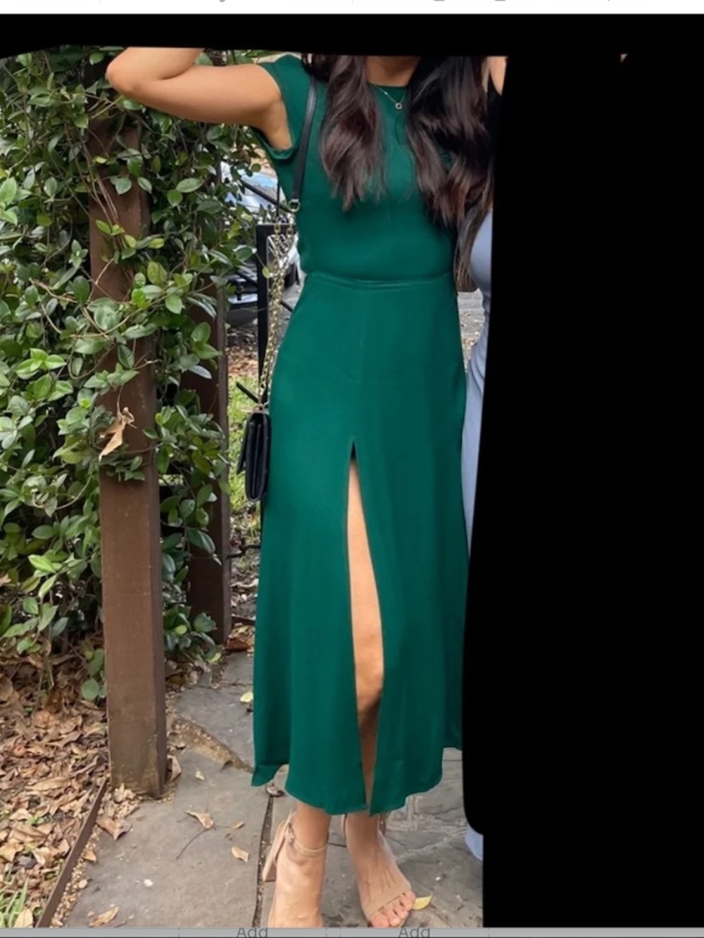 REFORMATION Gavin Cap-Sleeve Midi Dress w/ Cutout Back EUC/sz 4 - Picture 11 of 15